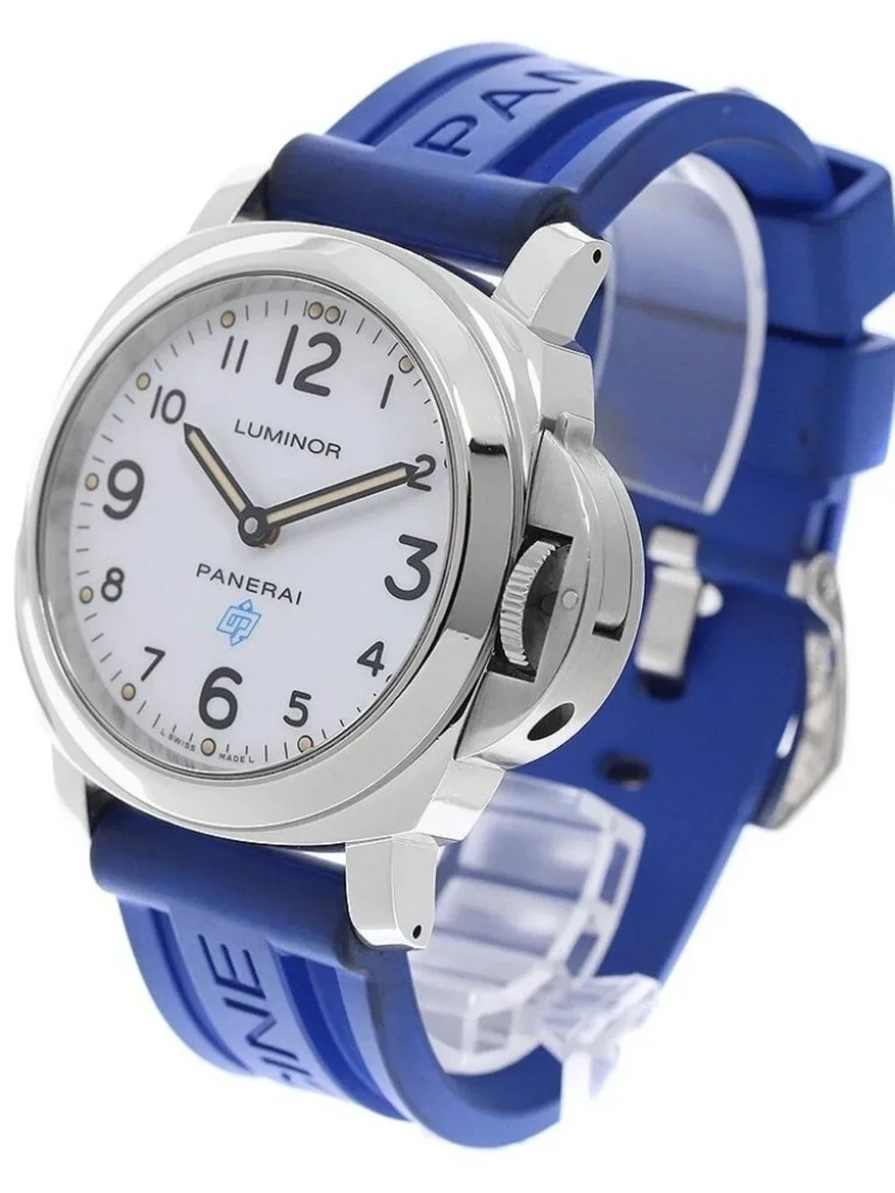 PANERAI Base Logo Acciaio PAM00630 white Dial Hand Winding Men's Watch_966351